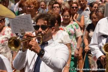 Misa y procesión religiosa en La Viña (Foto Francisco Javier Santana)